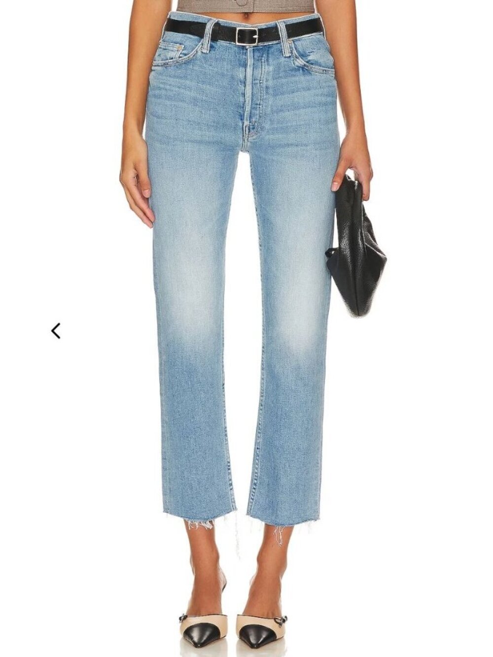 NWOT MOTHER The Tomcat Ankle Fray Killy Corner Jeans 29 MSRP $258
